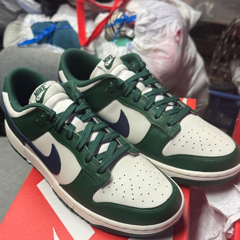 Nike dunk low gorge Green midnight navy
